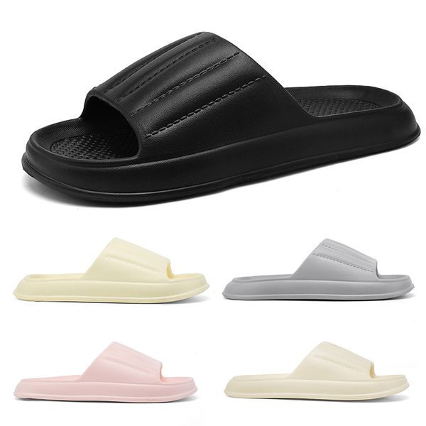 Sandali Scarpe da spiaggia Pantofole a base piatta firmate da donna Rosa Bianco Giallo Nero Scarpe impermeabili da donna