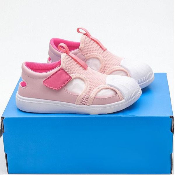 2023 sommer Kinder Sandalen Kinder Schuhe Kleinkinder Baby Jugend Sommer Slipper Gummi Sohle Casual Atmungsaktive und rutschfeste junge mädchen Schuhe