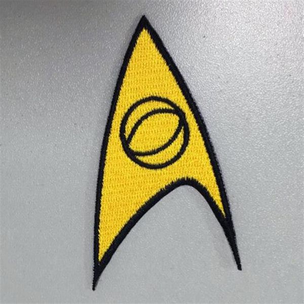 STAR TREK TIBBİ AMERİKAN BİLİM KURGU NAKIŞ DEMİR ON PATCH ROZETİ 10pcs lot Çin'de Üretilmiştir Fabrika yüksek quanlity207l