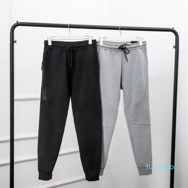 Designer-BLACK GRAY Tech Fleece Sport Pants Space Cotton Trousers Мужские брюки Бегуны Tech Fleece Camo Беговые брюки 3 цвета Asia210R