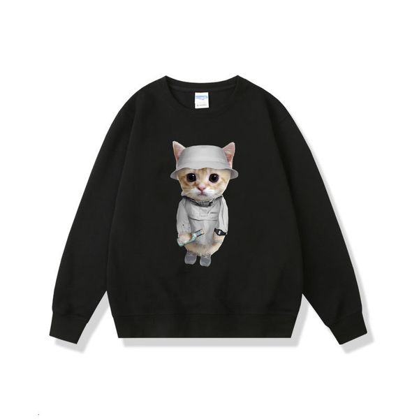 Herren Hoodies Sweatshirts Lustige Rapper Yung Lean Kitty Sweatshirt Männer Frauen Mode Vintage Fleece Baumwolle Pullover Hip Hop Rock Stil 230630