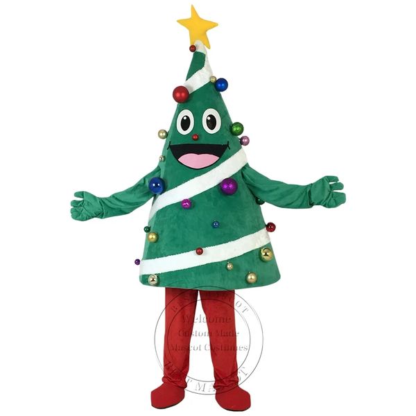 Новый костюм талисмана рождественской елки для взрослых, маскарадный костюм, рекламный наряд