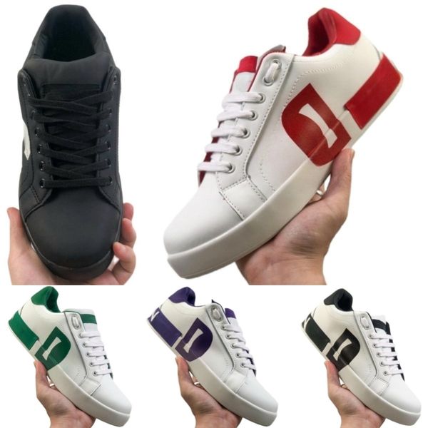 Hausschuhe, Caw-Leder-Designer-Schuhe, Herren-Low-Top-Freizeitschuhe, Buchstaben-Druck-Plateau-Schuhe, klassische Schnür-Skate-Schuhe, Outdoor-Schuhe mit runder Zehenpartie, flache Ferse, weiße Sneakers