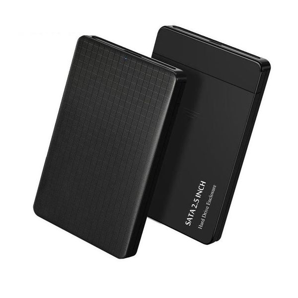 Compartimentos para HDD Compartimento para disco rígido de 2,5 polegadas Usb 3.0 para Sata Iii Estojo móvel com caixa Ssd Uasp compatível com alta velocidade Xbjk2112 Drop De Dhwrv