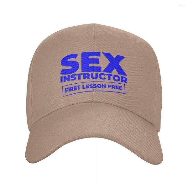 Top Caps Klasik Seks Eğitmeni Beyzbol Kapağı Kadın Erkekler Ayarlanabilir Baba Şapkası Açık Snapback Şapkaları Yaz