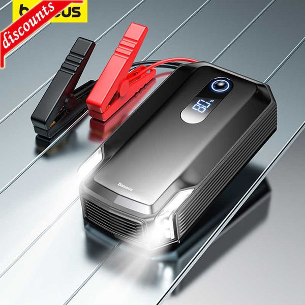 Nuovo Baseus 20000mAh Car Jump Starter Power Bank 2000A 10000mAh Caricabatteria per auto Auto Emergency Booster Dispositivo di avviamento Jump Start