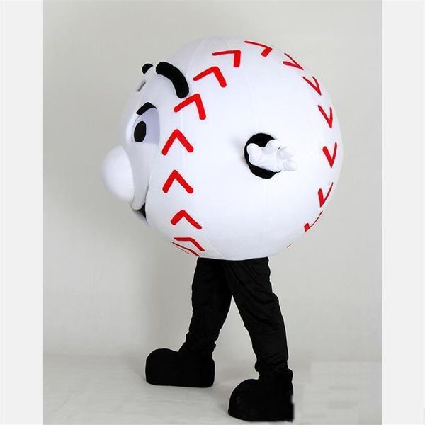 2019 Fabbrica professionale Baseball Sport Team Cheerleading School Mascot Costume Adult Size245F