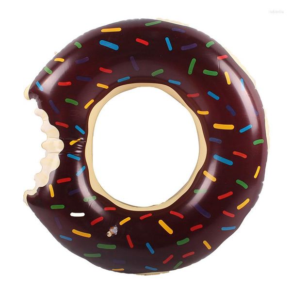 Schwimmweste Boje aufblasbares Spielzeug gerade PVC Donut Schwimmring Erwachsene Wasser