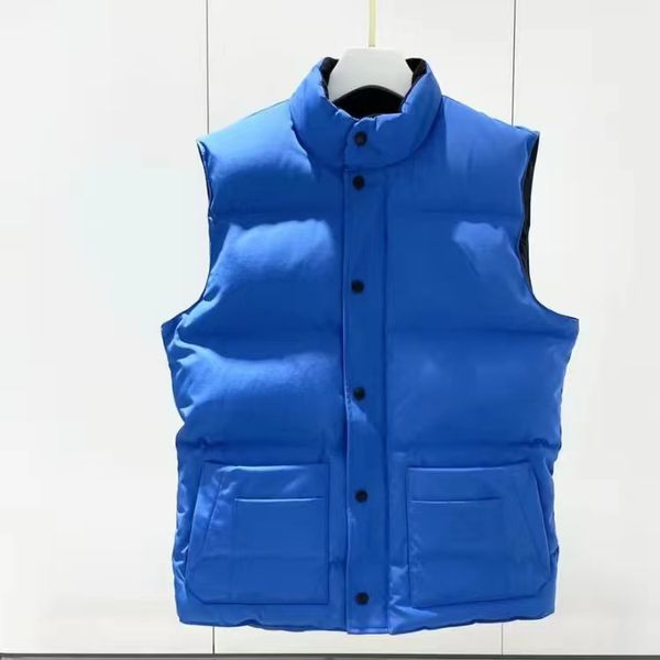 Gilet da uomo gilet firmati giacca da gilet in piuma d'oca canadese materiale sciolto cappotto grigio grafite bianco e nero blu tendenza moda cappotto gilet taglia xxl 04