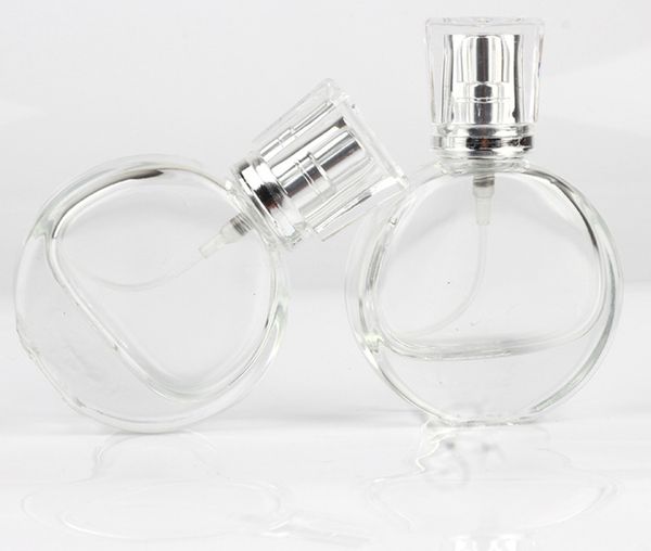 Frasco de perfume de cristal de 25ML ml, frasco de vidro, frasco vazio, spray, frasco de perfume, grande capacidade, muitos estilos, logotipo personalizado de suporte