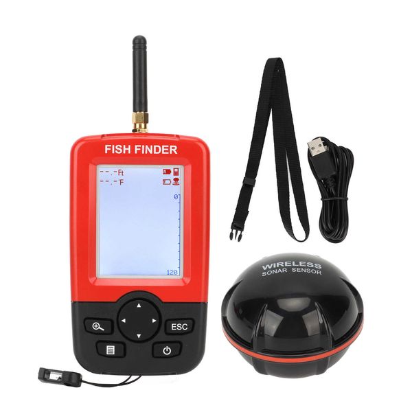 Fish Finder Fish Finder Wireless Sonar Underwater Visual HD Rilevatore di dispositivi di pesca Telefono cellulare Ecoscandaglio ad ultrasuoni Sonar per fiume HKD230703