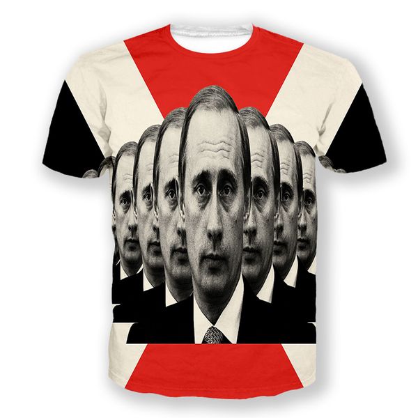 Hip Hop Sportwear Punk Casual Herbst Männer Cool Print Der Avatar Der Putin 3d T-shirt 004