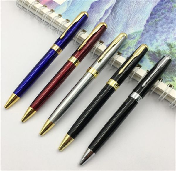 Brand Ballpoint Pen School Office Supplies Bazhu Pens Business Student Stuction Satchery Pen Metal Materials наиболее качественного JL1425