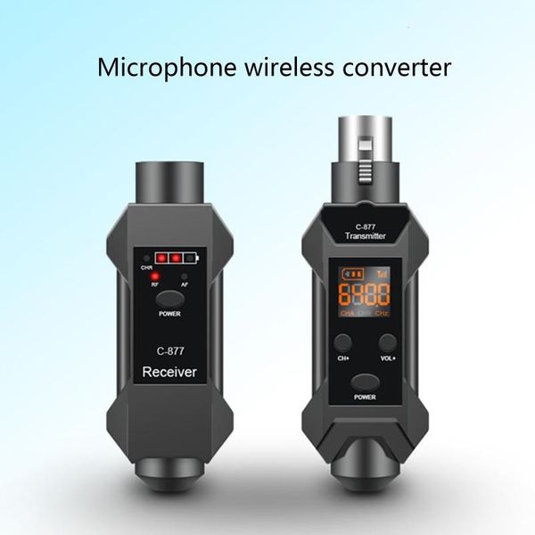 Filme 1 Paar Plugon Mikrofon Wireless System XLR Sender und Empfänger Adapter