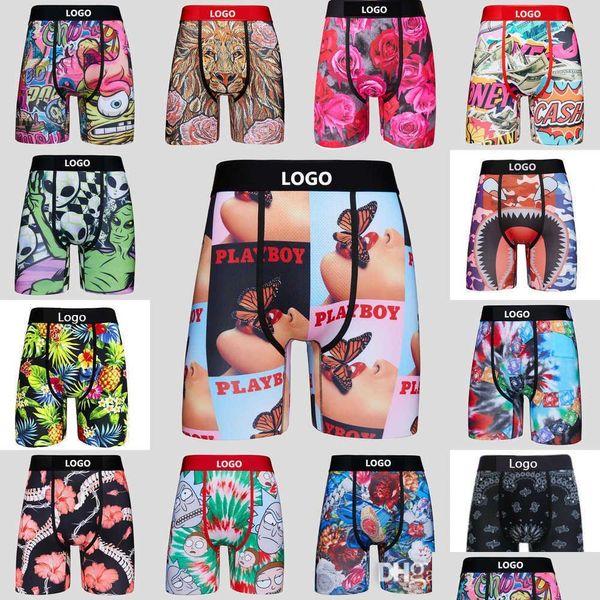 Shorts Masculino Y Secagem Rápida Masculino Com Bolsas Cuecas Boxers Masculinas Algodão 2023 Respirável Sob Marca Masculino Drop Delivery Vestuário Roupas Dh8Fg