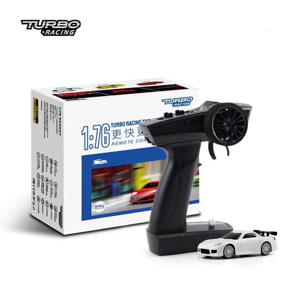 ElectricRC Car Turbo Racing 1 76 C71 Sports RC Limited Edition Classic com 3 cores Mini Full Proporcional RTR Kit Toys 230630