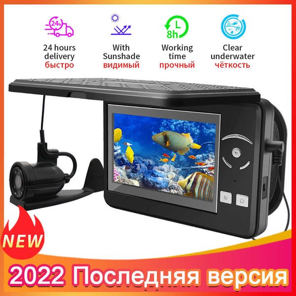 Balık bulucu 4.3 inç sualtı kamera balıkçı kameraları buz balıkçılığı kış kiti video balık bulucu 4x dijital zoom ir ledler balıkçı hediyesi HKD230703