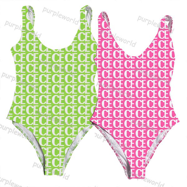 Costumi da bagno push-up da donna Lettere di moda Costume da bagno intero Bikini Estate Sexy Ragazze elastiche Set di due pezzi Abbigliamento per body