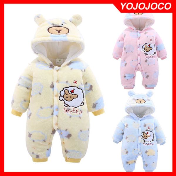 Macacão de bebê para pés, roupas de inverno, recém-nascido, meninas, menino, macacão de bebê, desenhos animados, macacão, para meninos, fantasia, conjuntos de roupas infantis, HKD230701