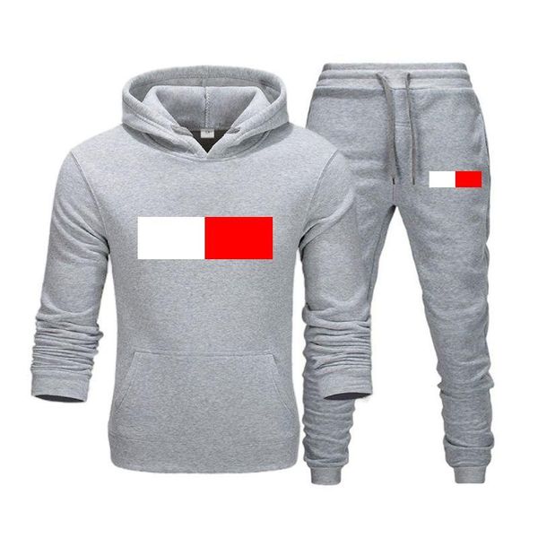 Herren-Trainingsanzüge 2023 Herren-Trainingsanzug Luxus 2-teiliges Set Lässige Hoodies Sweatshirt Sweat-Anzug Teenager Sportdruck Jogging S-3Xl Clothi Dh5Xn