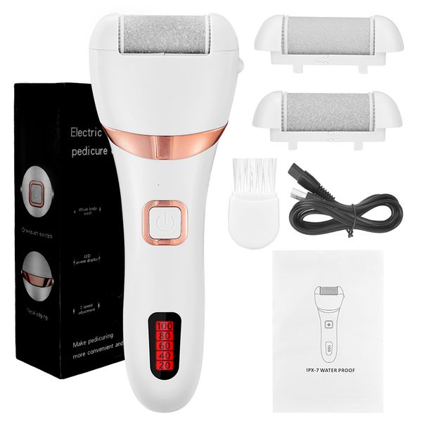 Tratamento de pés SMOOCUT removedor de calos elétrico profissional pedicure ferramentas para pés à prova d'água ferramentas para cuidados com os pés lixa para pés removedor de pele dura usb 230701