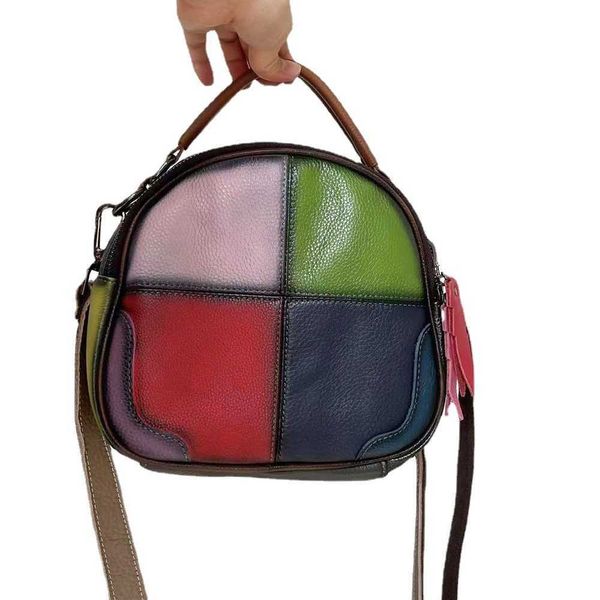 Deri Deri Kadın Çanta Crossbody Omuz Omuz Yeni Kore Trend Orijinal Çanta Butik 230619