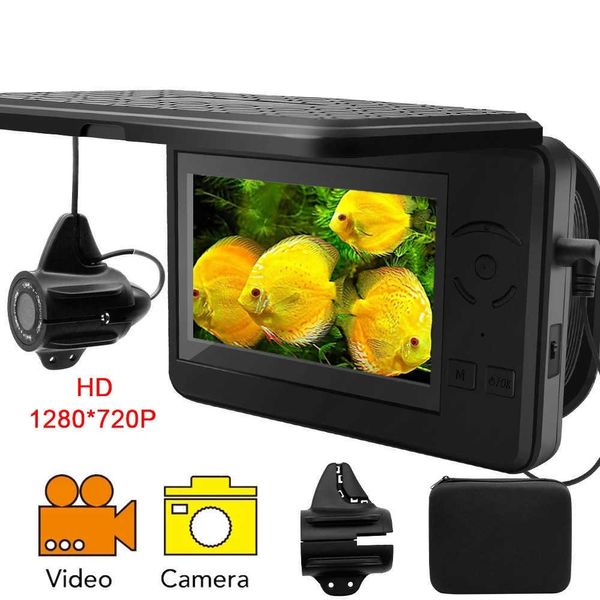 Fish Finder NUOVO Erchang F431 Videocamera per la pesca subacquea Registrazione video Fish Finder 15m LED a infrarossi Risoluzione HD 1280 * 720P Per GHIACCIO / MARE HKD230703