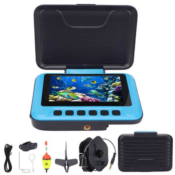 Localizador de peixes Câmera de pesca subaquática Display de 4,3 polegadas HD Color IP54 À prova d'água 4000mAh Visão noturna Localizador de peixes HKD230703