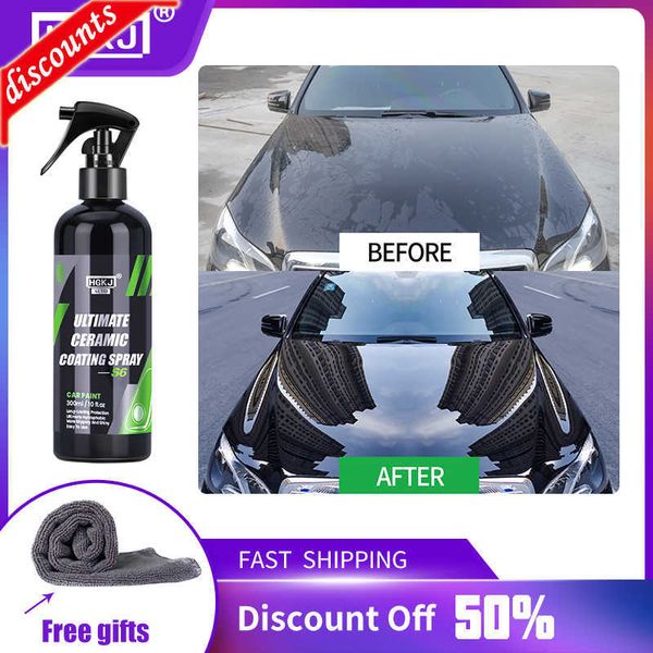 Nuovo 9H Ceramic Car Coating Hydrochromo Paint Care Nano Top Quick Coat Polymer Detail Protection Liquid Wax Car Care HGKJ S6