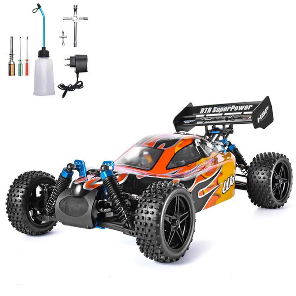 ElectricRC Car HSP RC 1/10 Scala 4wd Due velocità Off Road Buggy Nitro Gas Power Telecomando 94106 Warhead High Hobby Toys 230630