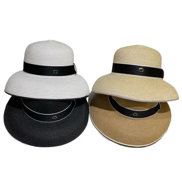 Chapéu de balde de designer feminino moda verão casquette luxo masculino chapéus de pescador C senhora boné de praia chapéu de sol legal viseiras bonés de beisebol 237011C