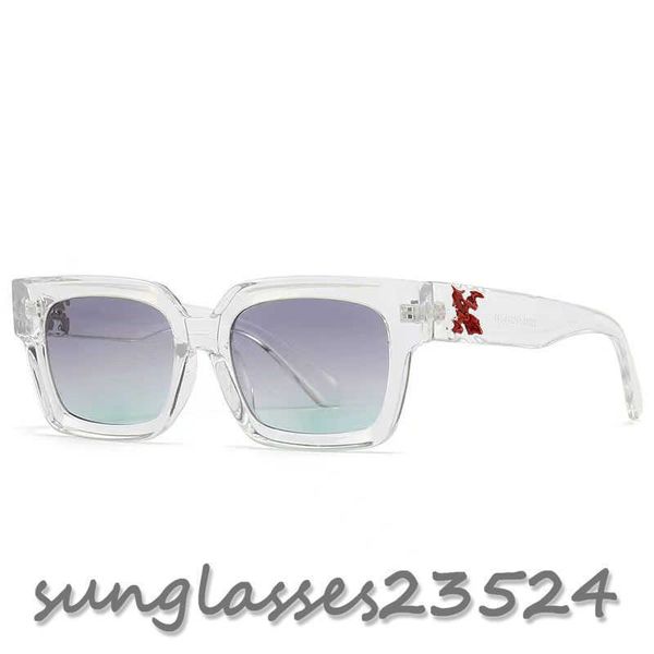 Luxus-Designer-Sonnenbrillen, Damen, Herren, coole Styles, heiße Mode, klassische Cross-Frame-Brille, durchscheinend