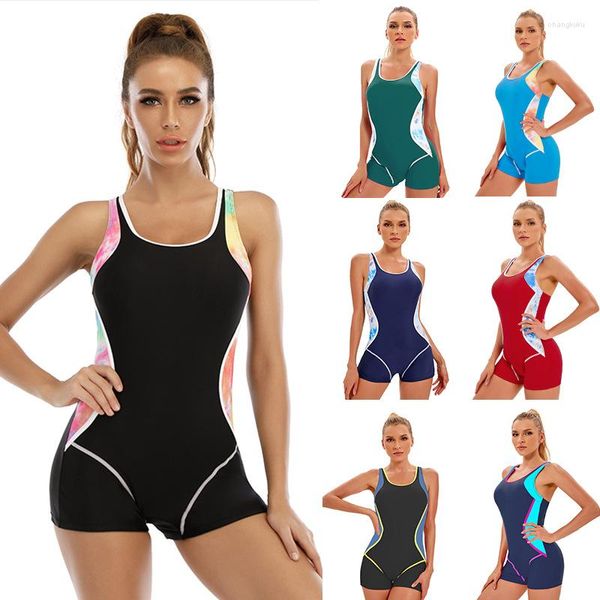 Costumi da bagno da donna Bikini interi per costume da bagno Costume da bikini sportivo sexy Costumi da bagno per donna Nuoto femminile