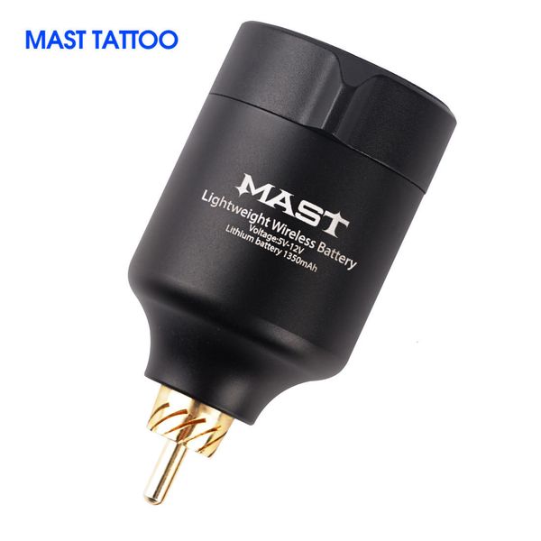 Potenza di trucco permanente Wireless Fast Charge Mast Tattoo T1 RCA Batteria ricaricabile per tatuaggio Alimentazione schermo LCD per adattatore per macchina rotativa 230701