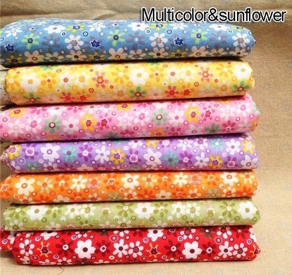 7pcs 50 x 50cm kareler DIY demeti için pamuk zanaat kumaş bezleri Patchwork kapitone Dikiş Scrapbooking Artcraft