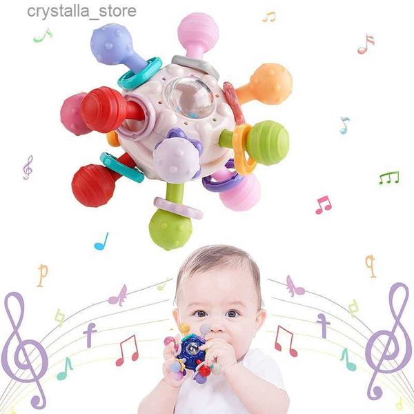 Детские игрушки для прорезывания зубов Sensory Thate Thette Ball Changet Crasting Antive