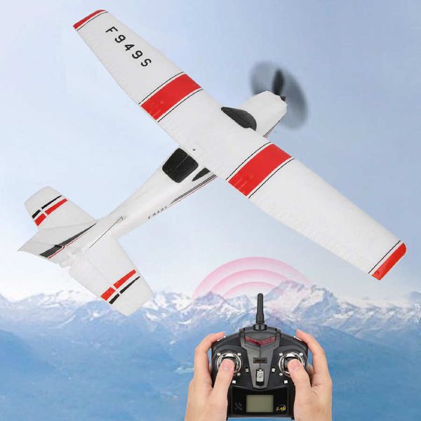 Aereo RC elettrico F949S 2 4GHz 3 canali Micro RC Airplane Telecomando Ala fissa per CESSNA 182 Giocattolo Bambini Ragazzo Regalo di compleanno 230703