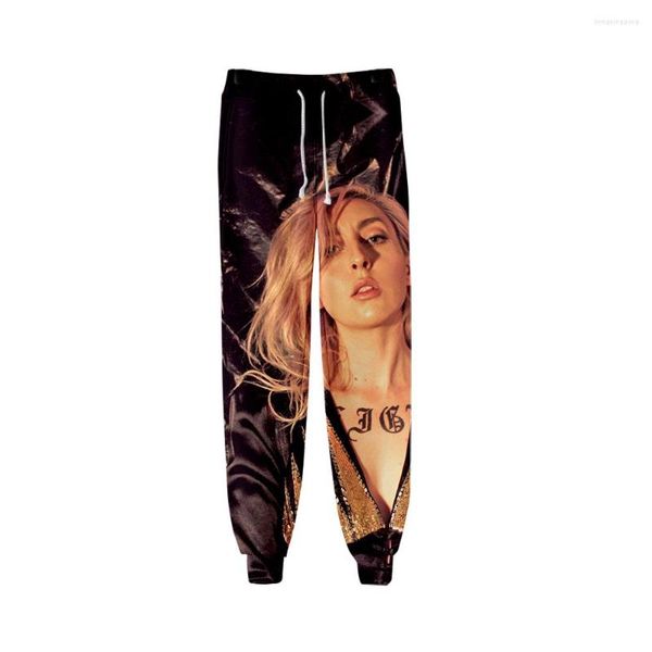 Calça Feminina Lingua Ignota Calça Unissex 3D Jogger Pant Feminino Harajuku Longo Moletom American Star Roupas da Moda