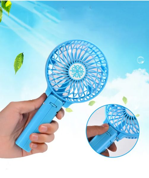 Вновь заряжаемый USB Mini Portable Foldable Electric Desk Hand Hand Pocket Fan Fan Makes Wise Lummer I0703