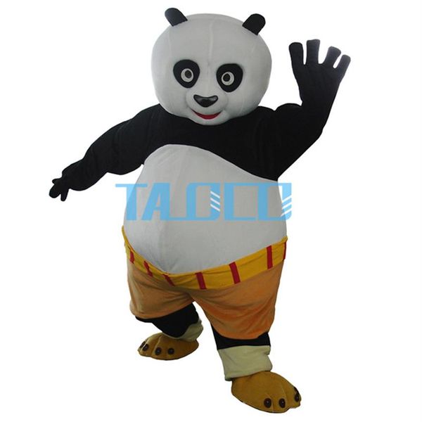 Hızlı gemi kung fu panda maskot kostüm partisi sevimli parti süslü elbise yetişkin çocuklar boyutu2511