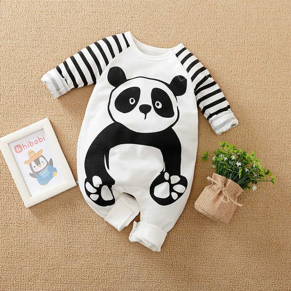 Footies Panda Print Daby Olde для мальчика для мальчика для новорожденных новорожденных новорожденных.