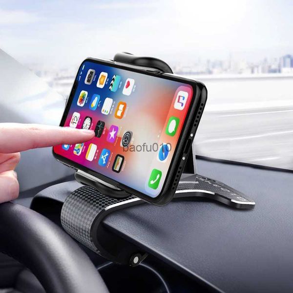 XMXCZKJ Universal Mobile Phone Accessorie Car Clip Phone Holder Rotatable GPS Dashboard Cell Phone Holder Mount Stand for Xiaomi L230619