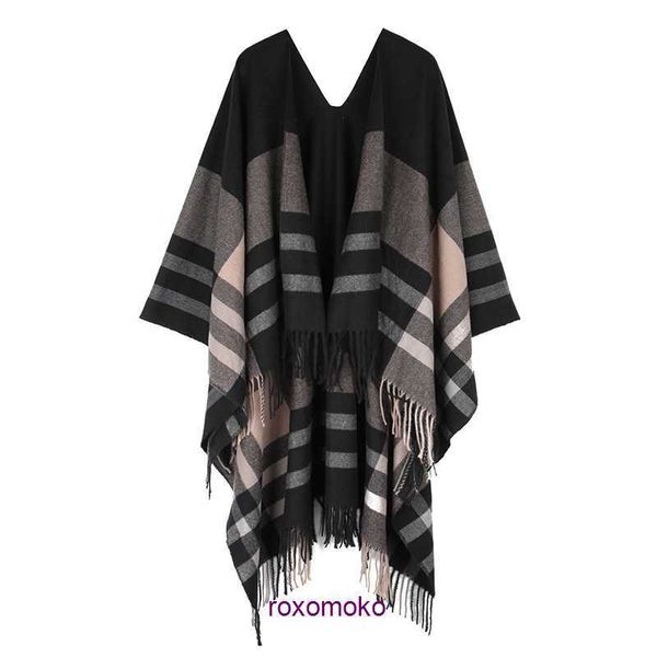 Top Original Bur Home Negozio online di sciarpe invernali Moda Sciarpa stile scialle etnico versatile per uomo e donna Autunno Split Mantella da turismo da donna