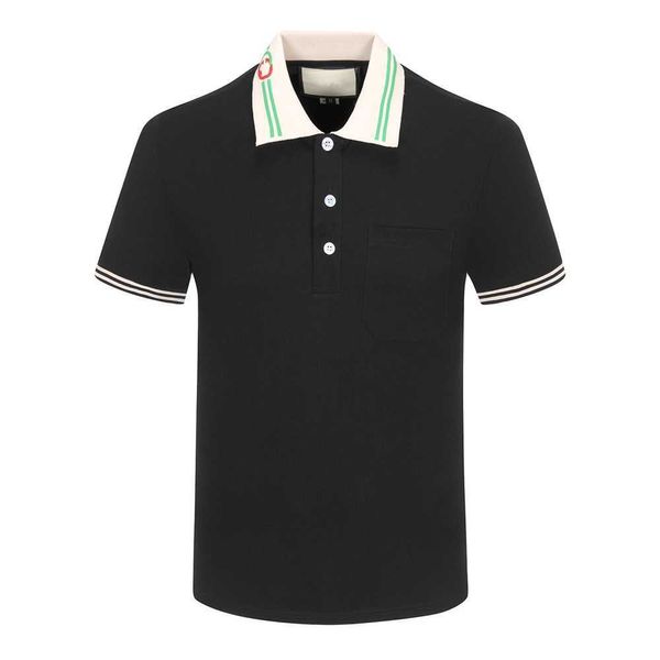 Herren Stylist Poloshirts Luxus Italien Casual Tops T-Shirt High Street Fashion Designer Polos Sommer Kurzarm Baumwolle T Shirtvz46