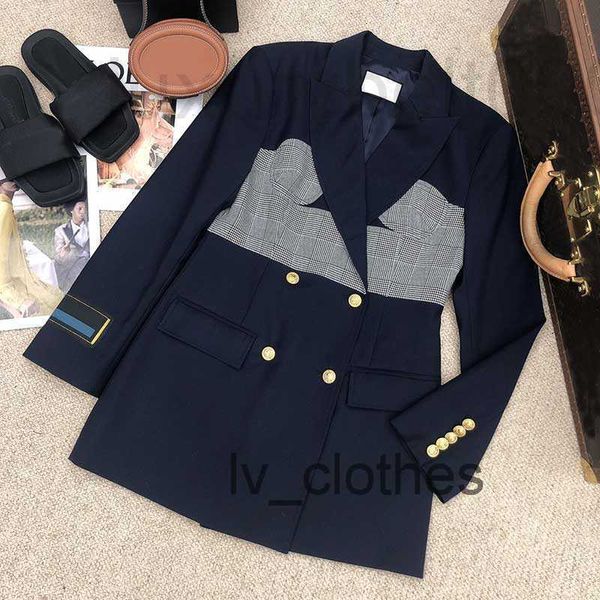 Женские костюмы Blazers Fashion Women Long Vurfeed Breaker, Top Designer Clothing, повседневная куртка для печати G-буквы, одежда для вечеринок осень и зимняя модная куртка SO4H