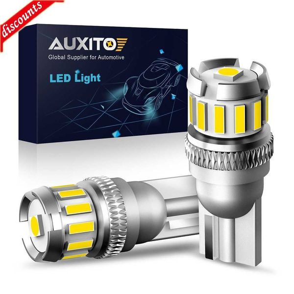 Nuove 2x W5W LED T10 LED Lampadine Canbus 4014 3020 SMD Per luci di posizione per parcheggio auto Mappa interna Luci a cupola 12V Lampada automatica bianca 6500K