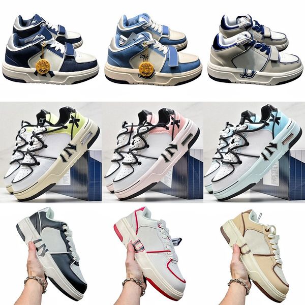 Leder-Low-Top-Laufschuhe, Herren-Designer-Schuhe, modische Damen-Sneaker, klassische Schnür-Plateauschuhe, amerikanische Retro-Baseballschuhe, Outdoor-Paar-Freizeitschuhe