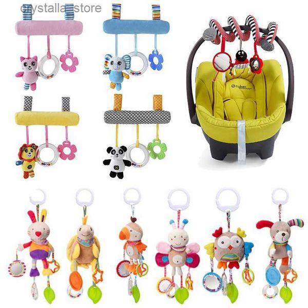 New Soft Infant Culla Passeggino Giocattolo Spirale Baby Toy Per Neonati Seggiolino Auto Sonagli Educativi Asciugamano 0-12 Mesi per Regali Bebe L230518