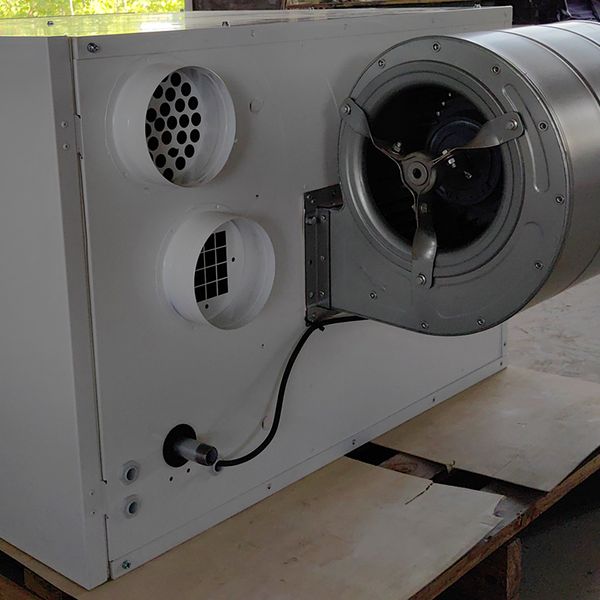 Sistema de ar condicionado com aquecimento a gás de intercombustão JT555LS Spray plástico branco