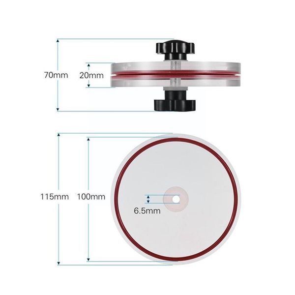 Vasos gravador de vinil etiqueta saver à prova dwaterproof água ep lp vinil registro limpador dedicado clipe limpeza protetor ferramenta jogador acessórios